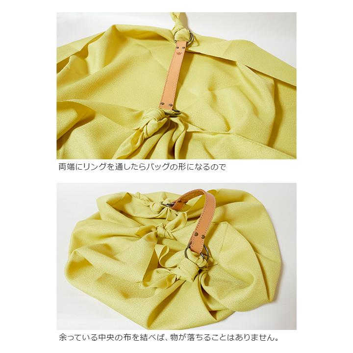 風呂敷バッグ 本革 持ち手 シンプル レザー 風呂敷バンド ふろしきが鞄になる 革製 取っ手 風呂敷 ハンドル 結び方 日本製 Totte Enchant Leather 通販 Yahoo ショッピング