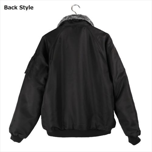 関東鳶 裏ボアカットビブルゾン ブラック M 19500 : エンチョーホーム
