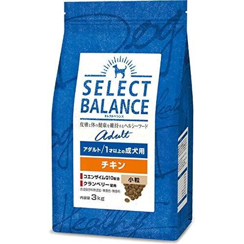 セレクトバランス アダルト チキン 小粒 1才以上 成犬用 3kg 2袋セット SELECT BALANCE 【ZOO】セレクトバランスアダルトチキン小粒1才以上の