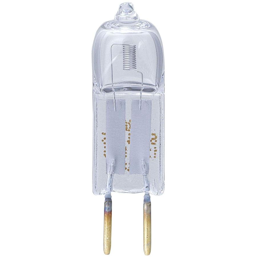 ELPA ピン口金ハロゲン球 50W GY6.35 クリア G-118H(50W