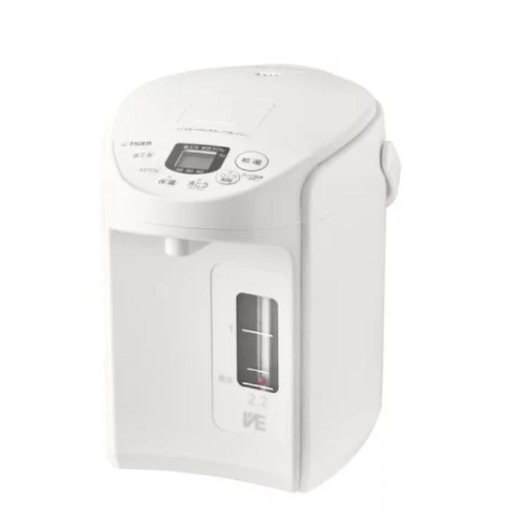 とく子さん タイガー魔法瓶 VE 2.2L PIQ-G220 WC クールホワイト