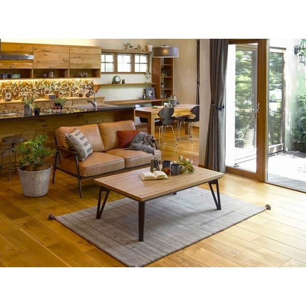 HAGiHARA（萩原） 【メーカー直送】萩原リビングコタツ ルーン120NA