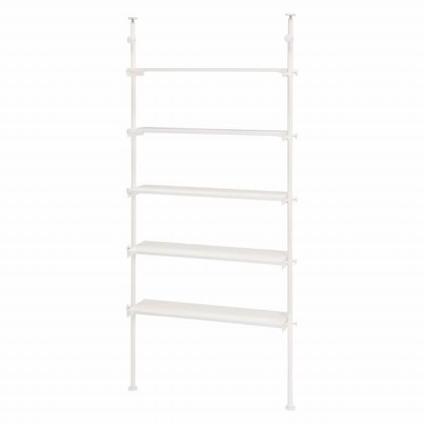 【新潟県引き取り限定】つっぱりラック 6段 幅59.5cm ホワイト 新潟県引き取り限定】つっぱりラック 6段 幅59.5cm ホワイト 新潟県