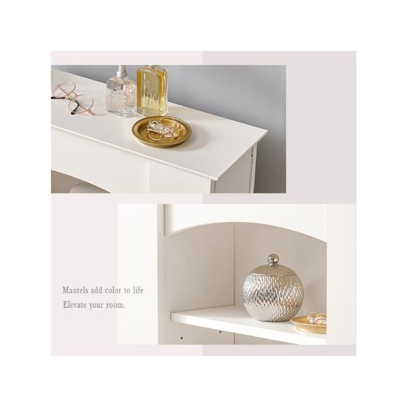 マントルピース Amazon.co.jp: 萩原 マントルピース 壁面収納 おしゃれ 【隠して