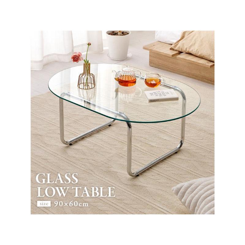 HAGiHARA（萩原） 【メーカー直送】萩原ガラステーブル BT-8662