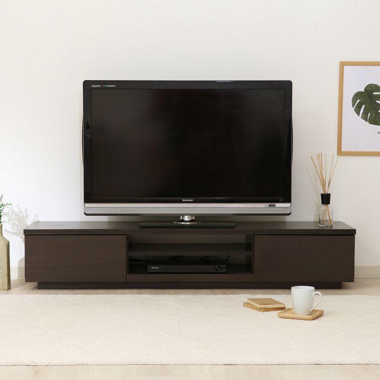 不二貿易 【メーカー直送】不二貿易 TVボード 150幅 ブラウン