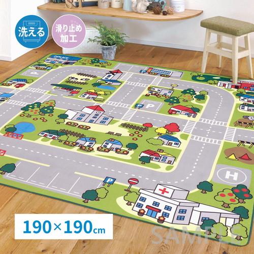 さえら アキアカネのルームマット サイズ190×190 スミノエ マット カーペット 敷物 ラグ ソル22AW 190×240 ソル 22AW