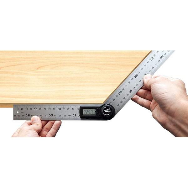 シンワ（工具） シンワ測定 デジタルプロトラクター 20cm ホールド機能