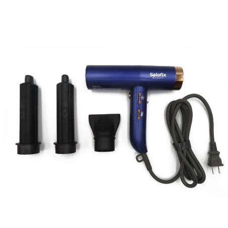富士商】Salofix BEAUTY HAIR DRYER＆CURLER パープルゴールド