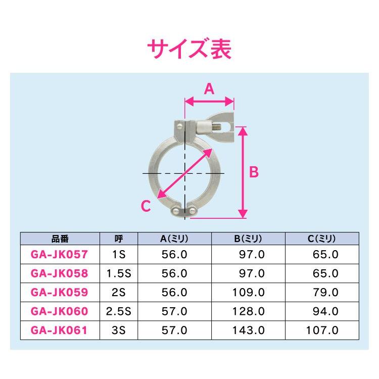 【カクダイ/GAONA/ガオナ】中・高圧クランプ(３Ｓ) GA-JK061