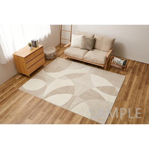 HAGiHARA（萩原） 【メーカー直送】萩原 北欧柄の国産高機能ラグ