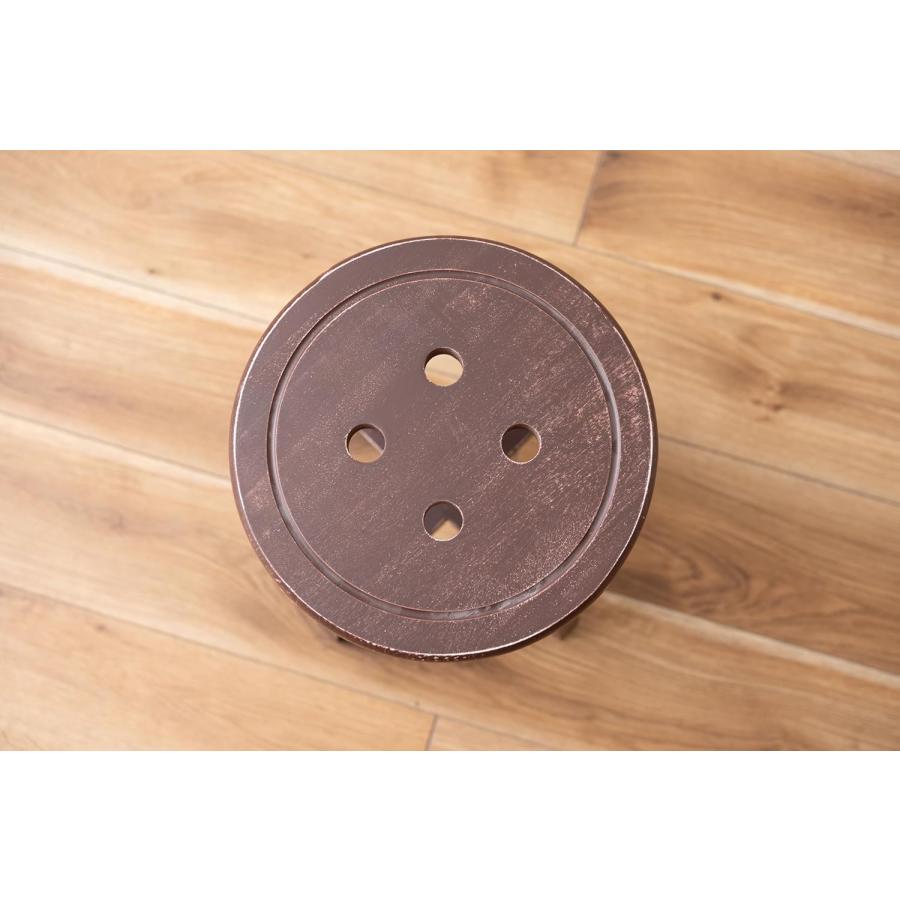 東谷 【メーカー直送】東谷 ボットーネ スツール ブラウン LFS-452BR