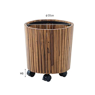 メーカー直送】東谷 ウッドプランターS ブラウン GUY-813 : エンチョー