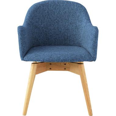 【メーカー直送】東谷 カラメリ 回転式チェア KRM-020BL