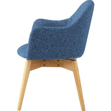 【メーカー直送】東谷 カラメリ 回転式チェア KRM-020BL