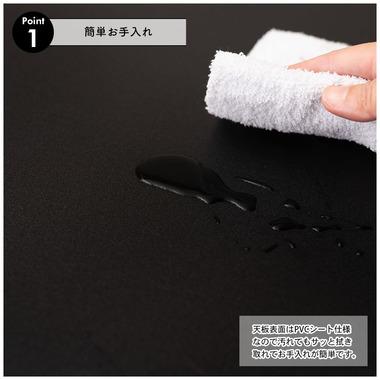 【メーカー直送】東谷 デスク END-401WH ホワイトの画像