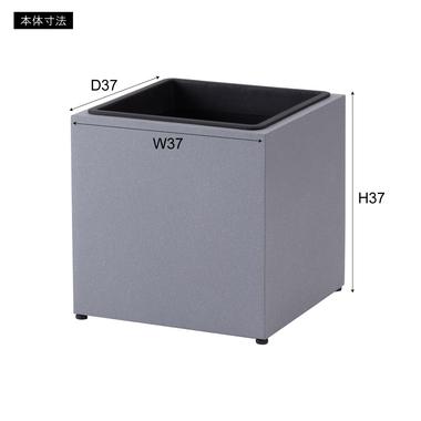 【メーカー直送】東谷 プランターＬ グレー GRNB-54L 鉢入れ 正方形 9号