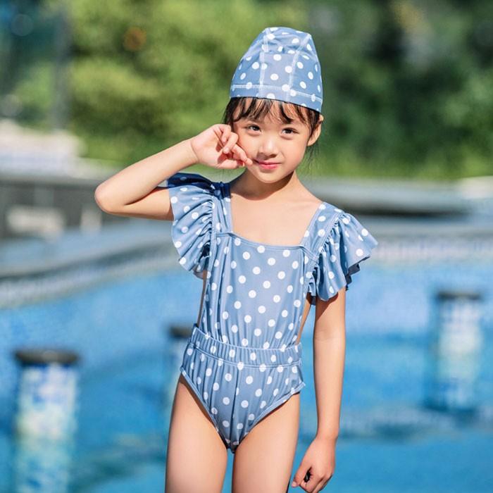 水着 キッズ 女の子 袖フリル 子供水着 水泳帽付き 蝶結び 海 女児用 水着ドット柄 スイムウェア 水泳 温泉 スポーツ ビーチ 90 100 110 1 130 140 150cm Lxl070 Encore 通販 Yahoo ショッピング