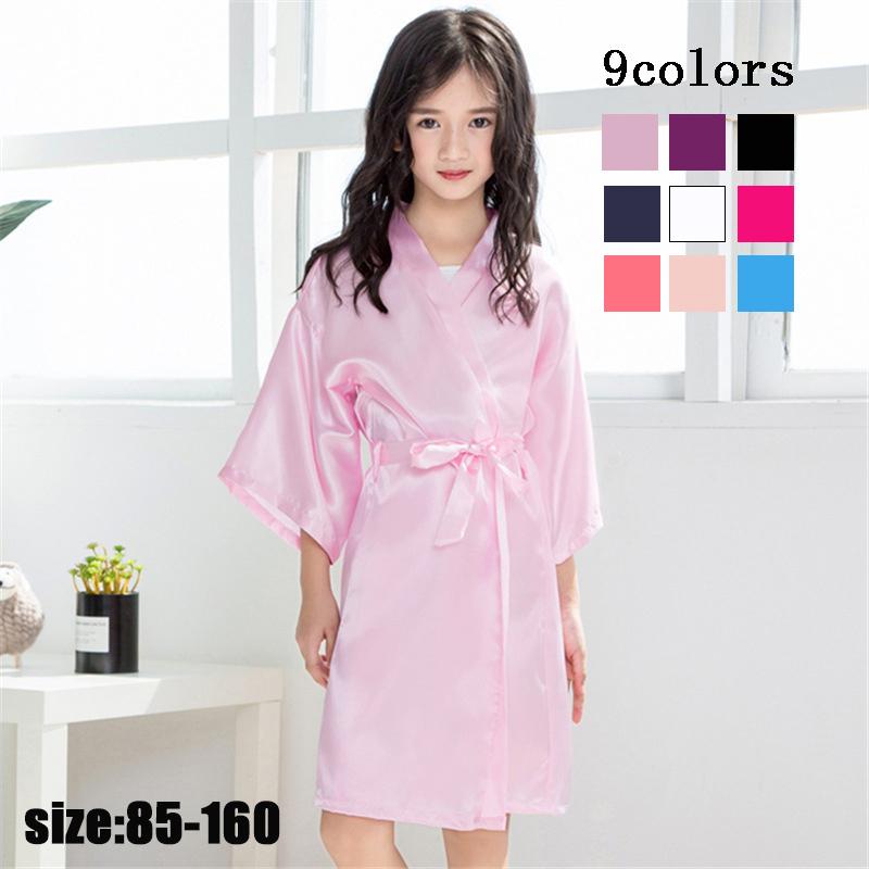 バスローブ ルームウェア ナイトローブ 女の子 男の子 子供服 膝丈 ガウン 夏 アイスシルク パジャマ ホテル 温泉 カーディガン 薄手 男女兼用 部屋着 寝巻き Y Encore 通販 Yahoo ショッピング