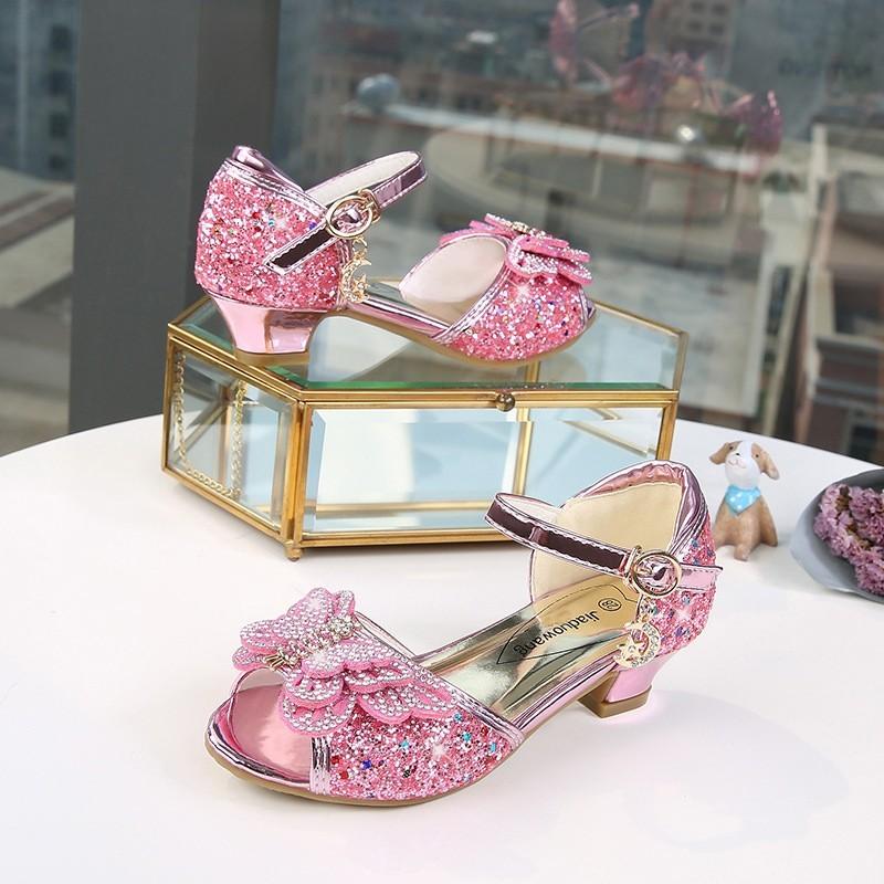 フォーマル靴 サンダル お姫様靴 ハイヒール 夏 クリスタルシューズ 女の子 キッズシューズ キラキラ 子供靴 姫系 可愛い プレゼント 舞台靴 演出靴 入学式 Y Encore 通販 Yahoo ショッピング