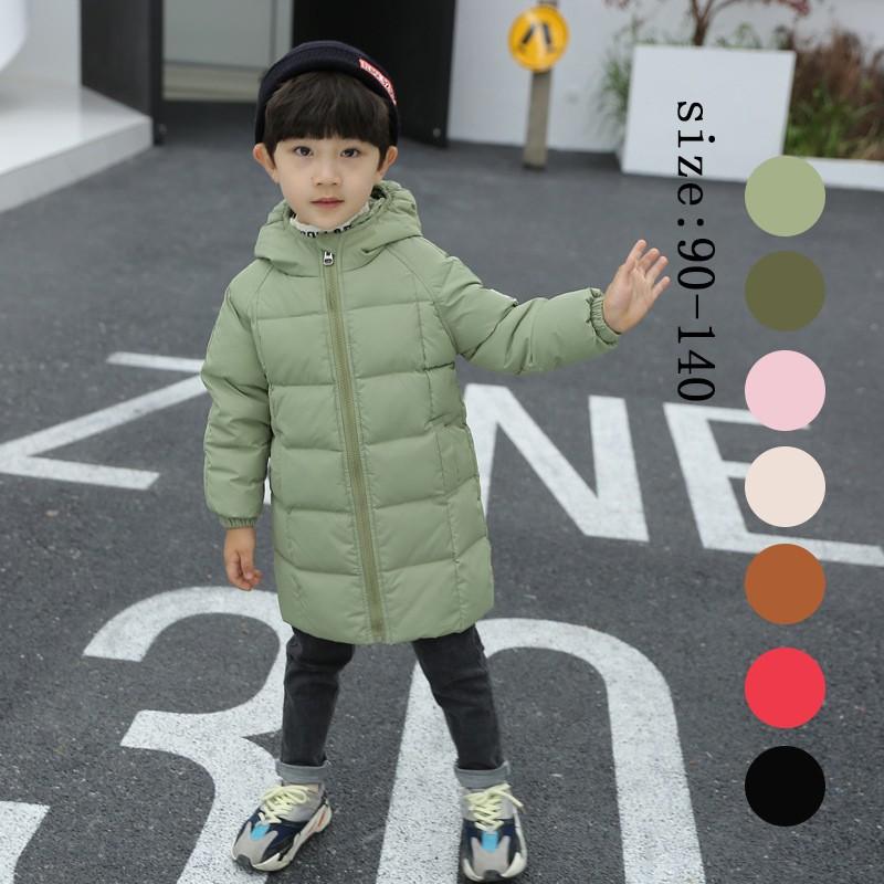 韓国子供服 ダウンジャケット ダウンコート 冬服 男の子 女の子 ロングコート アウター フード付き ユニセックス 通学 厚手 防寒 長袖 ベビー お出かけ 可愛い Y Encore 通販 Yahoo ショッピング
