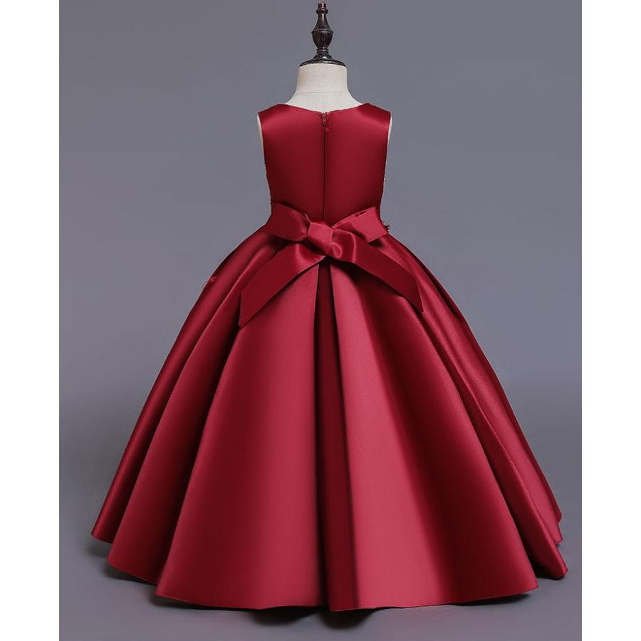 発表会 結婚式 子供ドレス 女の子 フォーマルドレス 子どもドレス 絹ドレス マキシドレス ノースリーブ プリンセスドレス ワンピース 人気 可愛い 花嫁 結婚式 Y Encore 通販 Yahoo ショッピング