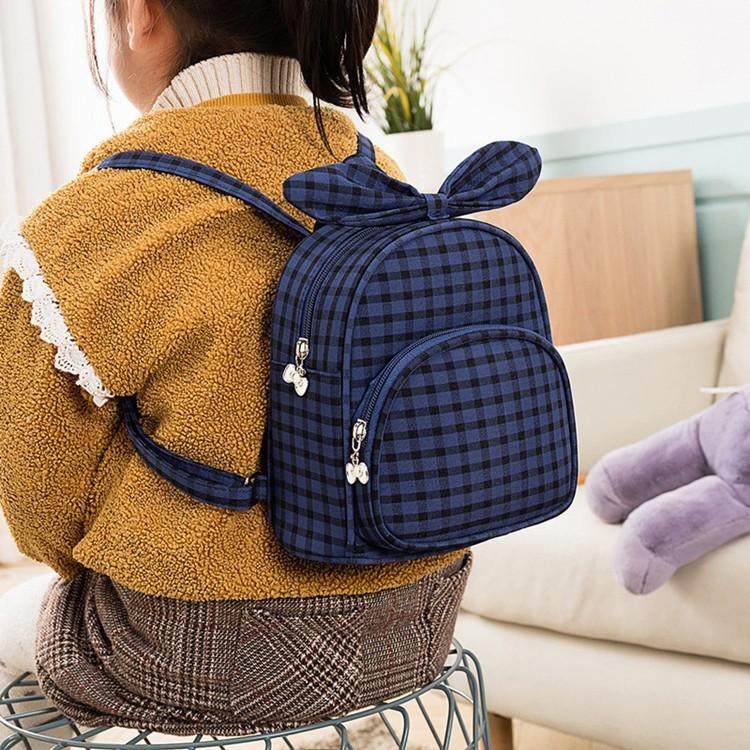 最新の激安 保育園 幼稚園 子供リュック キッズリュック お出掛け バックパック チェック柄 蝶結び 女の子 子供用 かばん アウトドア 軽い 可愛い 通園バッグ 幼児 Wantannas Go Id