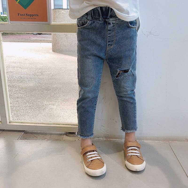 子供服 デニムパンツ 長ズボン パンツ 春秋 女の子 ジーンズ ジーパン ダメージパンツ カジュアル 豹柄 九分丈 ロングパンツ ボトムス 赤ちゃん ベビー 可愛い Y Encore 通販 Yahoo ショッピング