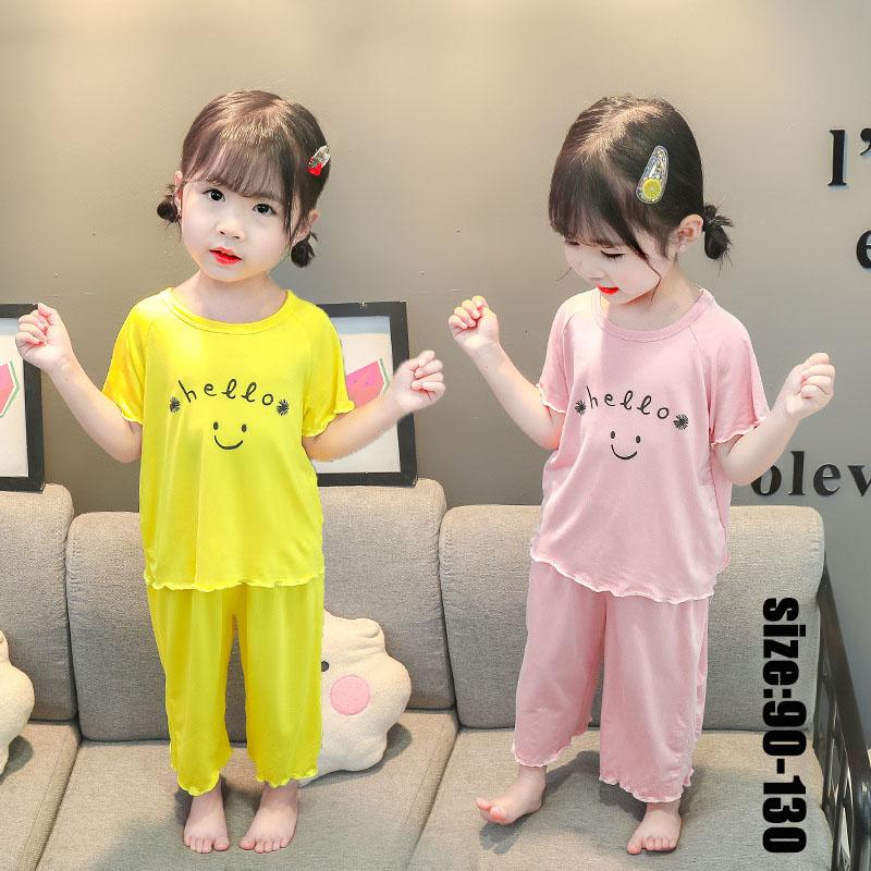 キッズ パジャマ 子供パジャマ セットアップ 女の子 ベビー 夏 薄手 Tシャツ ズボン モダール 半袖 ルームウェア 部屋着 おしゃれ 可愛い 寝巻き ナイトウェア Y Encore 通販 Yahoo ショッピング