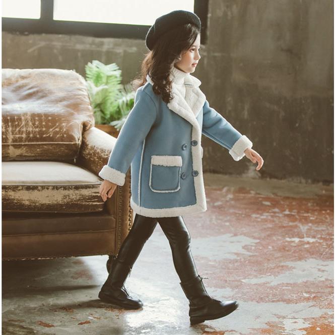 韓国子供服 コート アウター 冬服 女の子 長袖 裏起毛 モコモコ子供コート アウトドア おしゃれ ゆったり 厚手 防寒 お出かけ 可愛い ジュニア服 通学 入学式 Y Encore 通販 Yahoo ショッピング