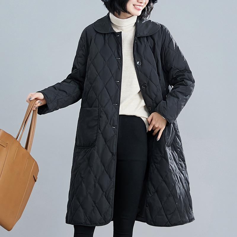 中綿コート レディース ロングコート 冬服 綿入れ 防寒着 暖かい 薄手 軽量 カジュアル オシャレ アウター ゆったり きれいめ 大きいサイズ ファー 長袖 通勤 Y Encore 通販 Yahoo ショッピング