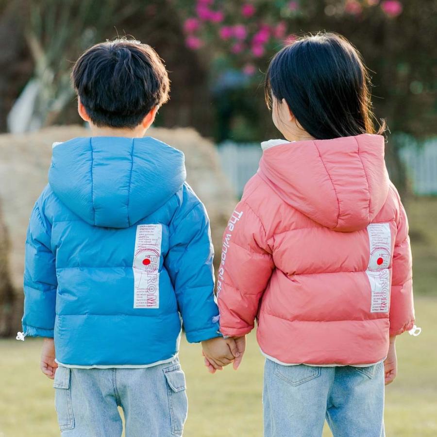 韓国子供服 ダウンジャケット ダウンコート 秋冬 男の子 女の子 ミニ丈 アウター フード付き 通学 厚手 防寒 長袖 アウトドア おしゃれ ベビー キッズ 可愛い Y Encore 通販 Yahoo ショッピング