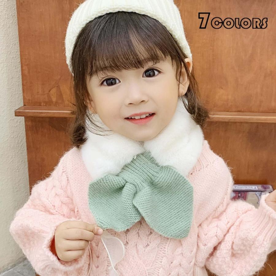 ネックウォーマー マフラー 韓国子供服 スカーフ ふわふわ 女の子 男の子 裏起毛 秋冬 防寒 防風 スヌード あったか やわらか アウトドア 通学 通園 可愛い 7色 Y Encore 通販 Yahoo ショッピング