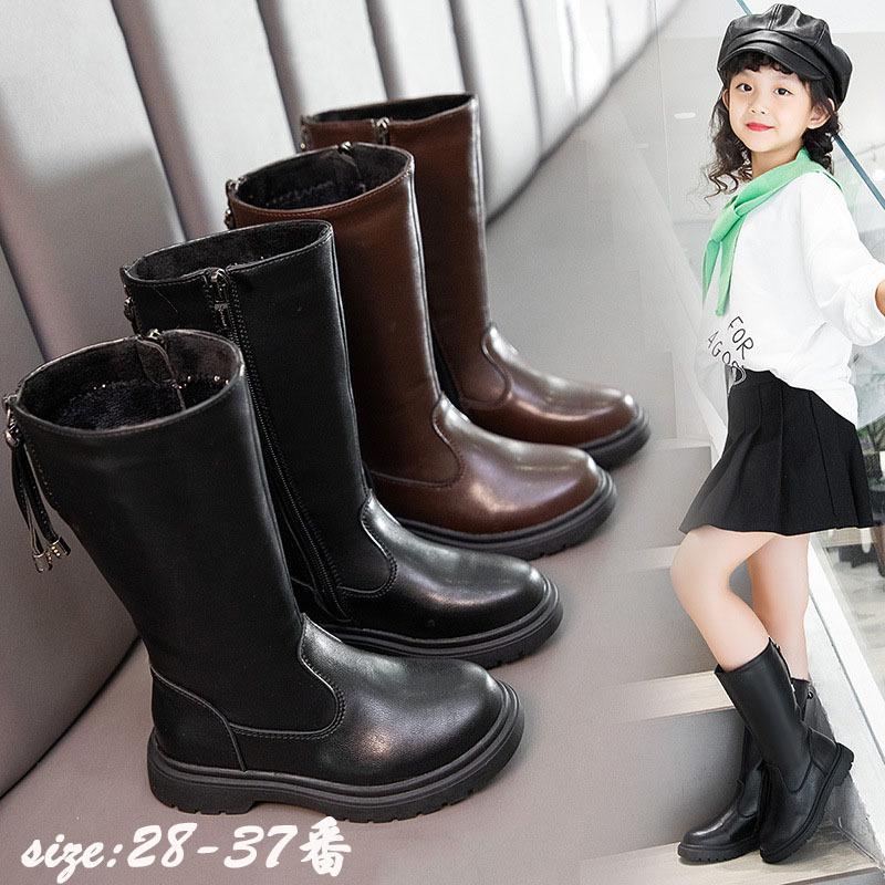 ロングブーツ 子供シューズ 子供靴 女の子 秋冬 ハイブーツ 子供ブーツ 長靴 裏起毛 薄い 子供靴 可愛い フォーマル オシャレ カジュアル 発表会 結婚式 入学式 Y Encore 通販 Yahoo ショッピング