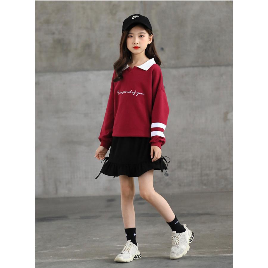 韓国子供服 ２点セット パーカー スカート 春秋 長袖 ミニスカート プルオーバー カジュアル 女の子 セットアップ 学園風 可愛い ゆったり きれいめ 入学式 Y2545 Encore 通販 Yahoo ショッピング