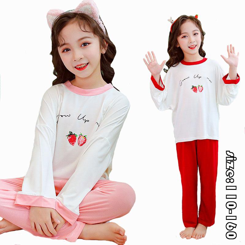 キッズ パジャマ ２点セット 子供パジャマ 女の子 モダール 薄手 春夏 長袖 ズボン ルームウェア 部屋着 セットアップ おしゃれ 可愛い 寝巻き ナイトウェア Y Encore 通販 Yahoo ショッピング