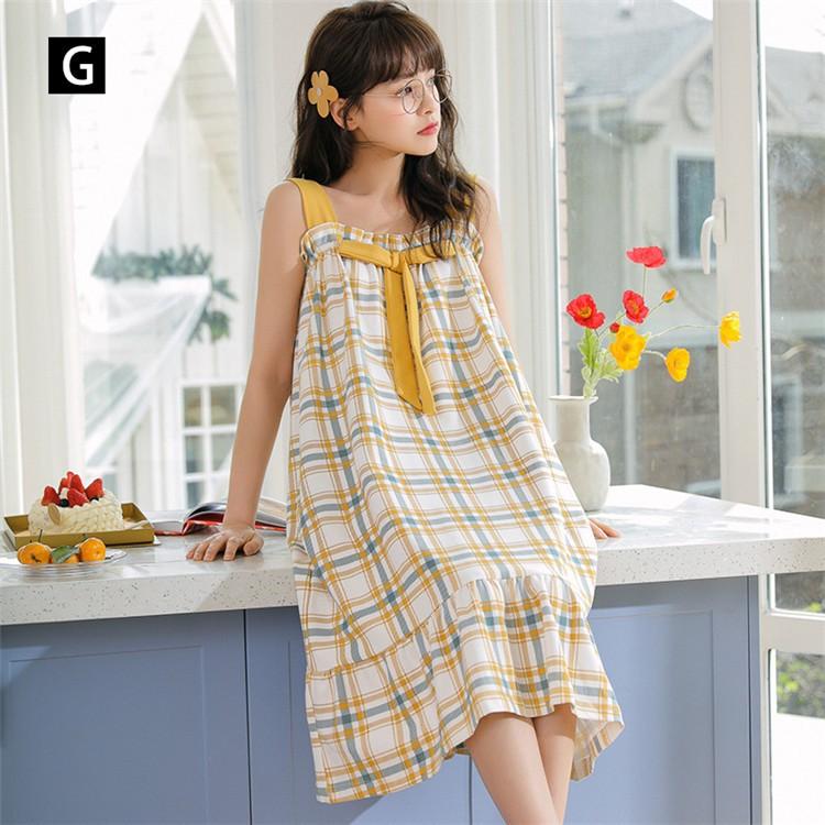 ルームウェア レディース 綿 夏 パジャマ ワンピース つりスカート ノースリープ カーディガン ルームウェア 女性 可愛い 部屋着 寝巻き ランジェリー Y Encore 通販 Yahoo ショッピング