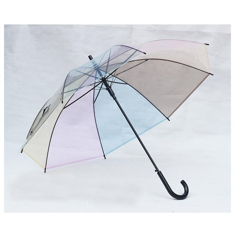 長傘 レディース 長柄 Uvカット カラー傘 虹 紫外線対策 ボタン 透明な傘 自動 日傘 雨傘 晴雨兼用 折れない オシャレ 女性用 8本骨 贈り物 韓国風 Y Encore 通販 Yahoo ショッピング