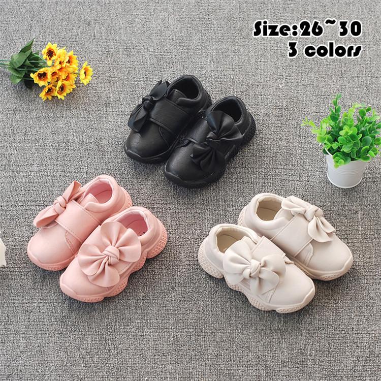 子供靴 ベビー靴 女の子 子供用 スニーカー ガールズ 春秋 リボン 滑り止め ソフトの底 運動靴 フラットシューズ キッズシューズ 子ども 可愛い 入学式 Y Encore 通販 Yahoo ショッピング