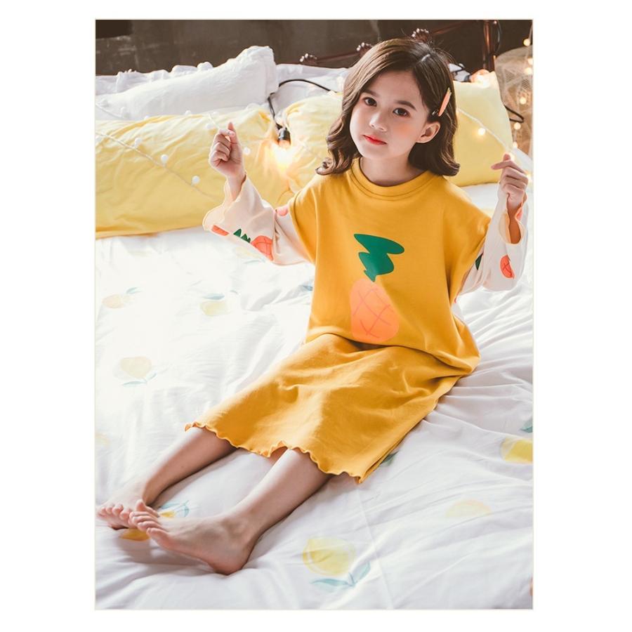 子供パジャマ キッズパジャマ 春秋 女の子 可愛い キッズパジャマワンピース 長袖 ワンピース パジャマ カジュアルキッズウエア 子とも服 ゆったり Y Encore 通販 Yahoo ショッピング