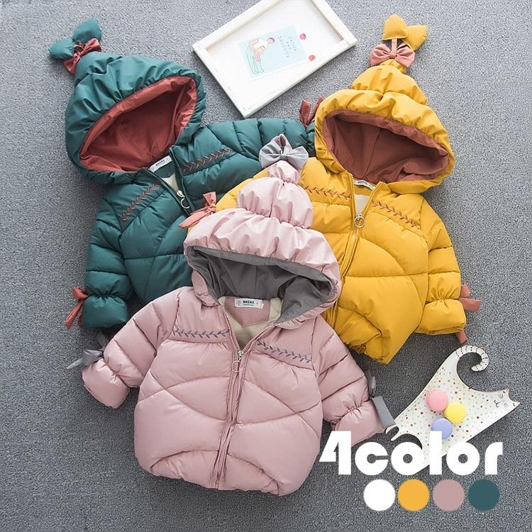 子供服 子供コート ダウンコート ダウンジャケット 女の子 冬服 可愛い 冬服 おしゃれ 帽付 キッズコート キッズ アウター 暖かい 厚手 防寒 4色 Y4918 Encore 通販 Yahoo ショッピング