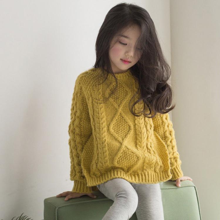 子供服 セーター ニット ケーブル編み セーター 可愛い 女の子 秋冬 トップス ストレッチ お姫様 丸首 きれいめ キッズ カジュアル おしゃれ ゆったり Y Encore 通販 Yahoo ショッピング
