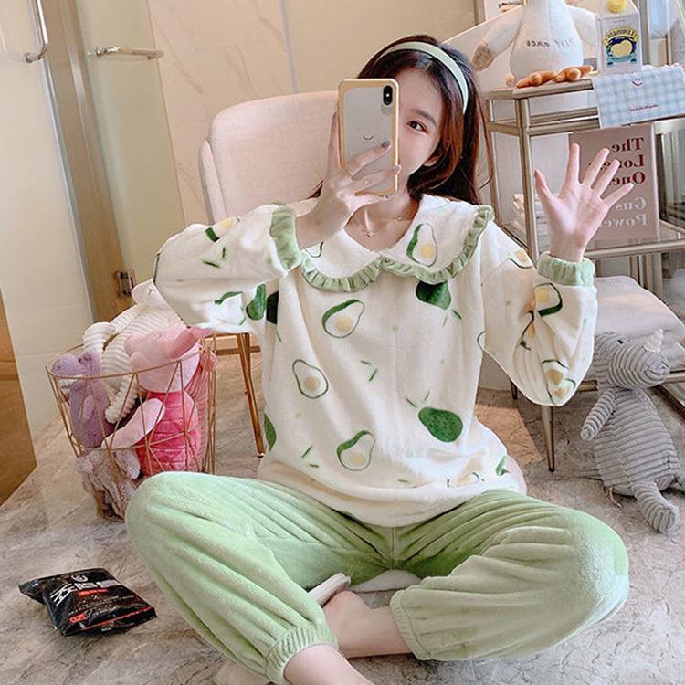 パジャマ レディース 冬 かわいい 長袖 ルームウェア 上下セット ふわふわ 裏起毛 寝巻き 部屋着 もこもこ ピンク プレゼント ふわもこ 芸能人愛用