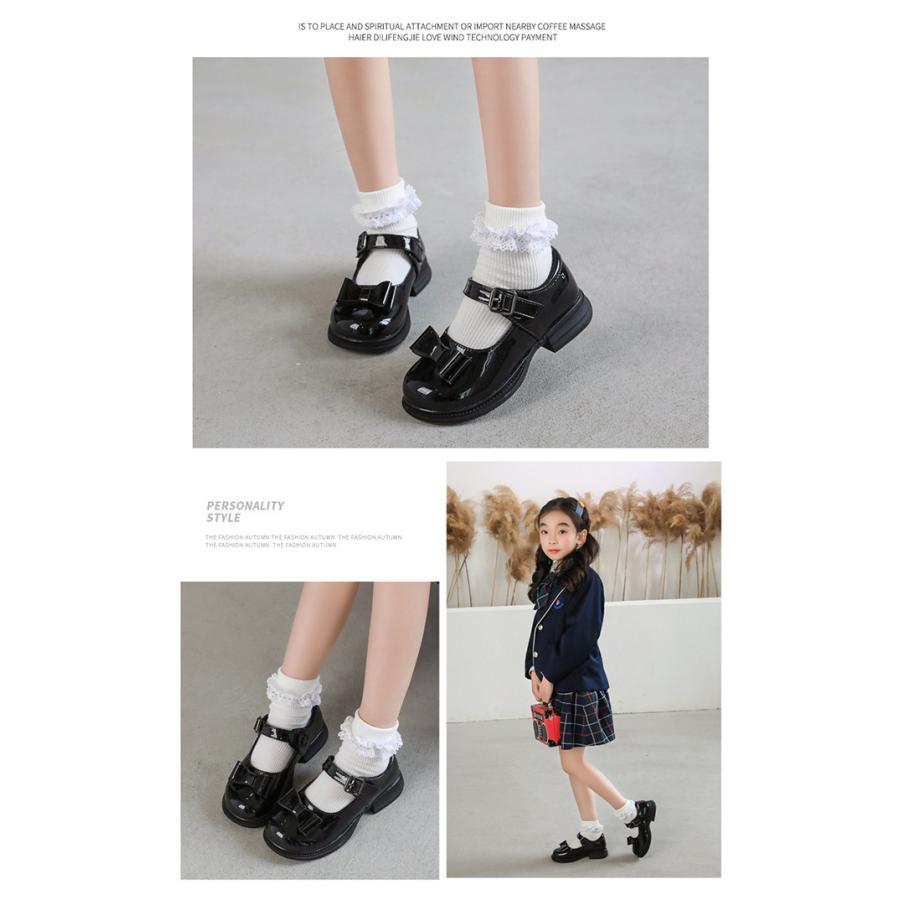 子供靴 キッズ 靴 女の子 フォーマル靴 お姫様靴 蝶結び 履きやすい カワイイ オシャレ 小学生 中学生 卒業式 入学式 発表会 3色 26 27 28 29 30 Y Encore 通販 Yahoo ショッピング