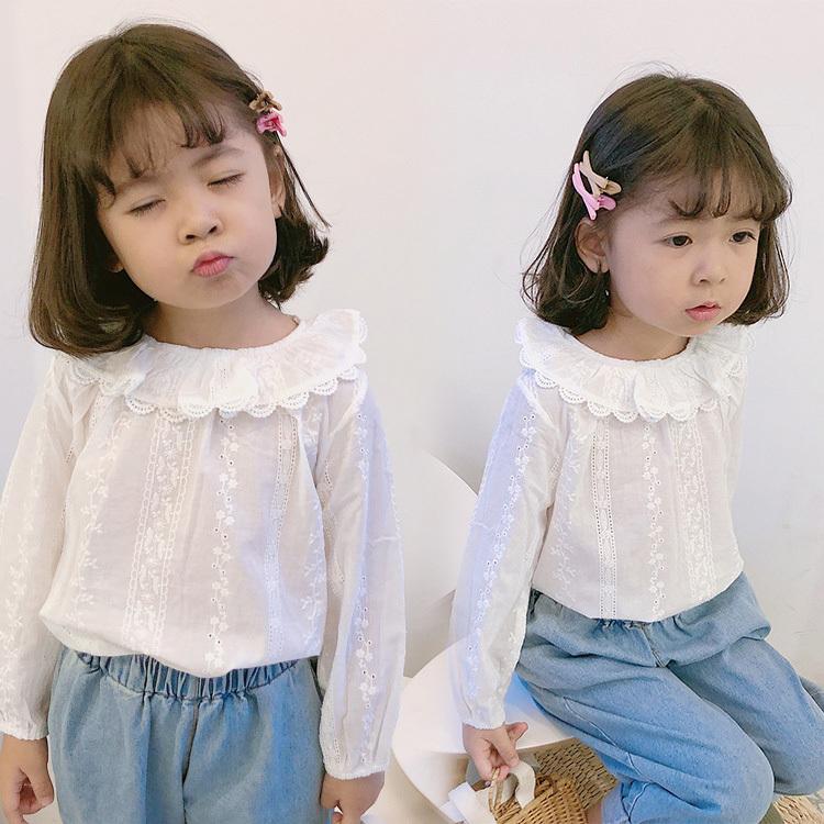 子供服 長袖 ブラウス トップス 女の子 姫系 お姫様 白 綿 ブラウス 春夏 カジュアル おしゃれ 可愛い 発表会 結婚式 卒園式 卒業式 入学式 七五三 Y Encore 通販 Yahoo ショッピング