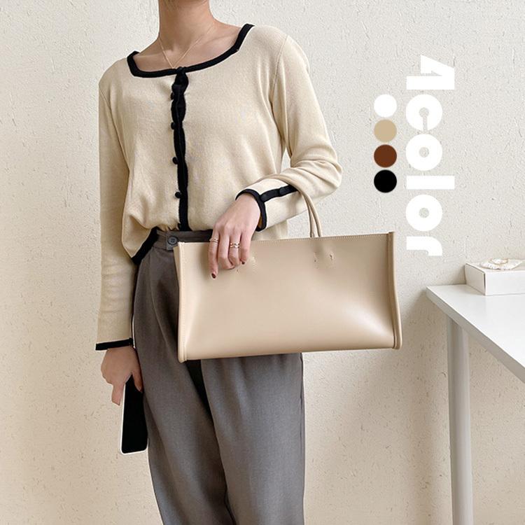 ハンドバッグ トートバッグ 手提げバッグ レディース バッグ 30代 40代 50代 大きいサイズ オシャレ 鞄 通勤 ファッション カジュアル きれいめ 上品 4色 Y Encore 通販 Yahoo ショッピング