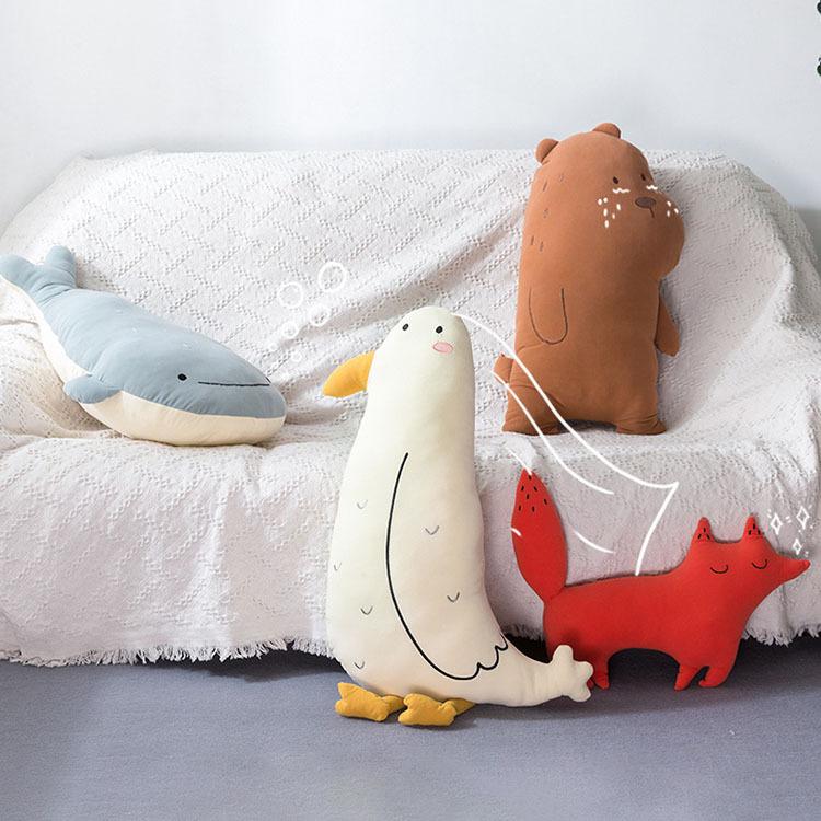 動物 寝枕 枕 抱き枕 ぬいぐるみ おもちゃ 可愛い ぐるみ クッション だきまくら 大きい癒し極上肌触り 柔らかい ぬいぐるみ インテリア 7色 Y Encore 通販 Yahoo ショッピング