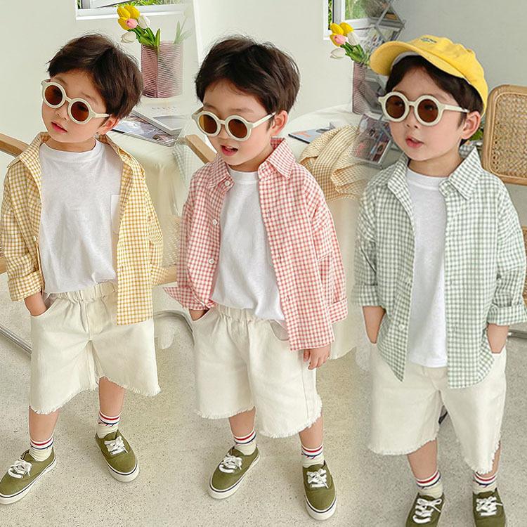 韓国子供服 ブラウス 秋冬 男の子 長袖 チェック柄 トップス シャツ おしゃれ 子ども服 カジュアル 可愛い ジュニア服 通学 卒園式 入学式 小学生 中学生 3色 Y Encore 通販 Yahoo ショッピング