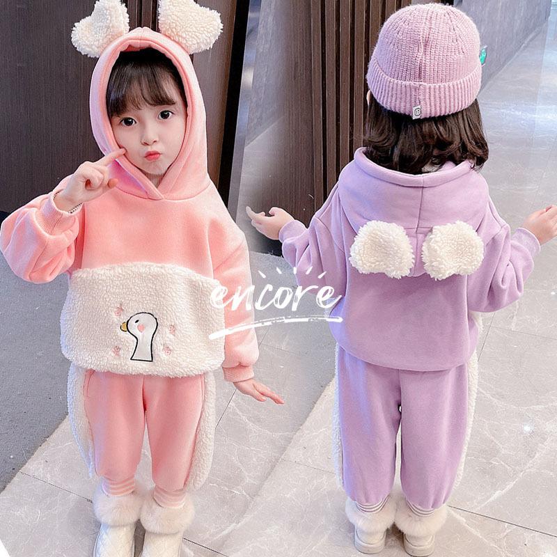 子供服 コート キッズ アウター 韓国子供服 女の子 冬服 裏起毛 厚手 パーカー 長ズボン ジュニア 暖かい おしゃれ 通学 可愛い 防寒 あったか もこもこ 2色 Y Encore 通販 Yahoo ショッピング