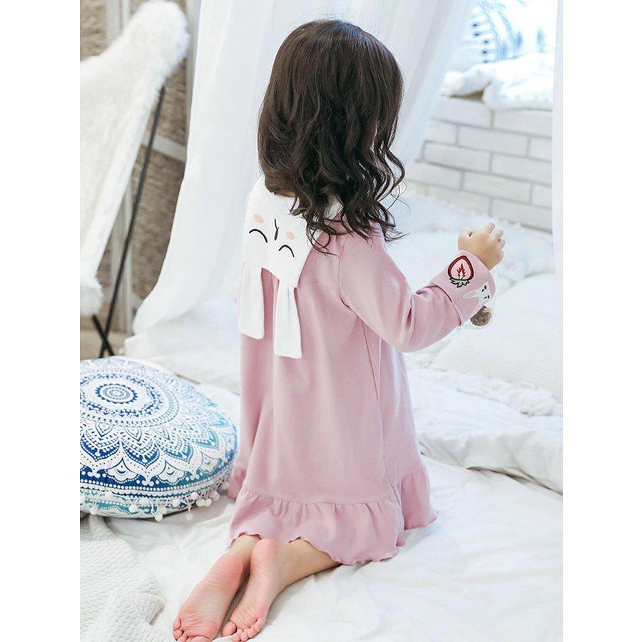 子供パジャマ ワンピース キッズ 長袖 子供服 女の子 部屋着 寝間着 ルームウェア 寝巻き 膝丈 スウィート ジュニア 春秋新作 姫系 刺繍 綿 パジャマ 可愛い Y Encore 通販 Yahoo ショッピング
